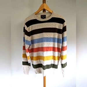 JCrew Mens Cashmere Striped Sweater